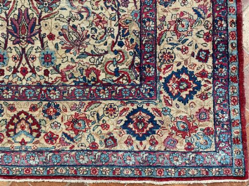 ANTIQUE KIRMAN CARPET - ADDITIONAL PHOTO 2