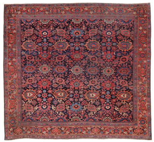 antique farahan carpet - CATEGORY: ANTIQUE RUGS - DATED 1860