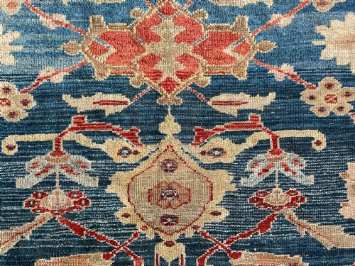 RARE ANTIQUE ZIEGLER CARPET - ADDITIONAL PHOTO 2