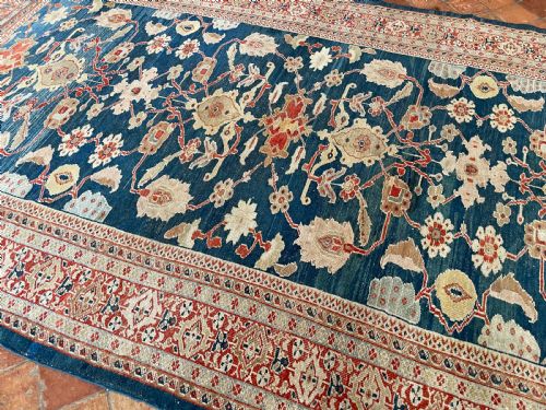 RARE ANTIQUE ZIEGLER CARPET - ADDITIONAL PHOTO 8