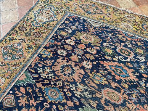 ANTIQUE FARAHAN CARPET - ADDITIONAL PHOTO 4