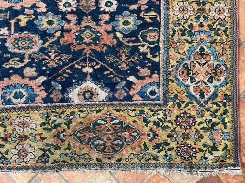 ANTIQUE FARAHAN CARPET - ADDITIONAL PHOTO 5