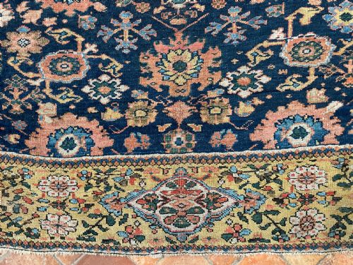 ANTIQUE FARAHAN CARPET - ADDITIONAL PHOTO 7