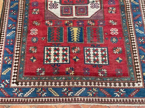 ANTIQUE KAZAK RUG - ADDITIONAL PHOTO 2