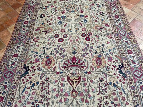 ANTIQUE KIRMAN CARPET - ADDITIONAL PHOTO 7
