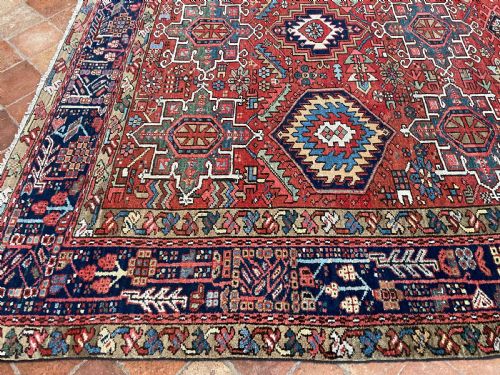 ANTIQUE KARAJA CARPET - ADDITIONAL PHOTO 2