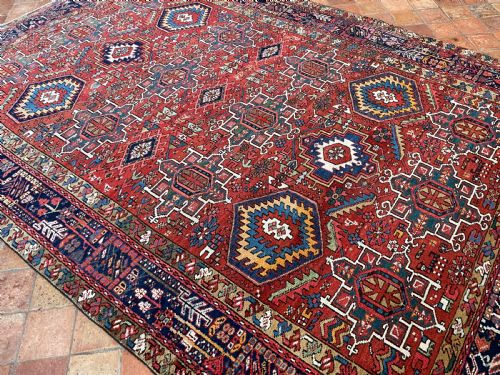ANTIQUE KARAJA CARPET - ADDITIONAL PHOTO 3