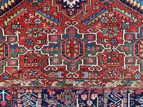 ANTIQUE KARAJA CARPET - ADDITIONAL PHOTO 5