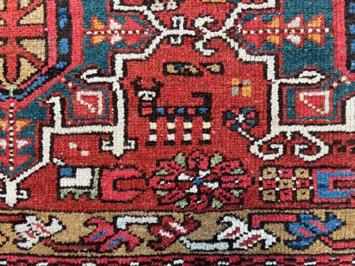ANTIQUE KARAJA CARPET - ADDITIONAL PHOTO 6