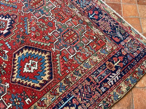 ANTIQUE KARAJA CARPET - ADDITIONAL PHOTO 7