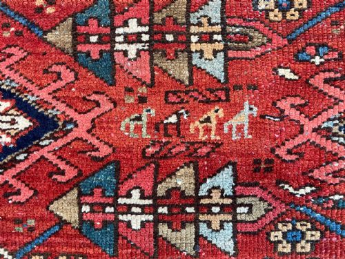 ANTIQUE KARAJA CARPET - ADDITIONAL PHOTO 8