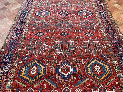 ANTIQUE KARAJA CARPET - ADDITIONAL PHOTO 11