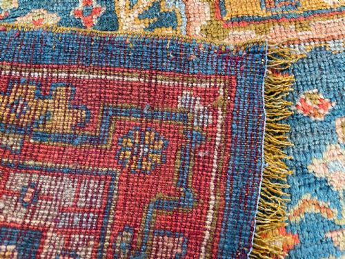 ANTIQUE USHAK CARPET - ADDITIONAL PHOTO 4