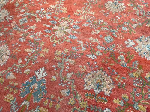 ANTIQUE USHAK CARPET - ADDITIONAL PHOTO 5