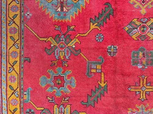 ANTIQUE USHAK CARPET - ADDITIONAL PHOTO 13