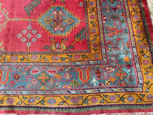 ANTIQUE USHAK CARPET - ADDITIONAL PHOTO 15