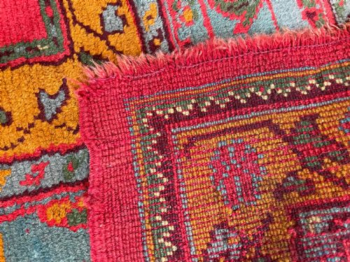 ANTIQUE USHAK CARPET - ADDITIONAL PHOTO 17