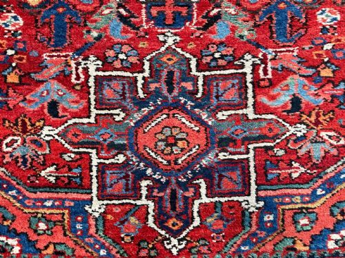 ANTIQUE KARAJA RUG - ADDITIONAL PHOTO 1