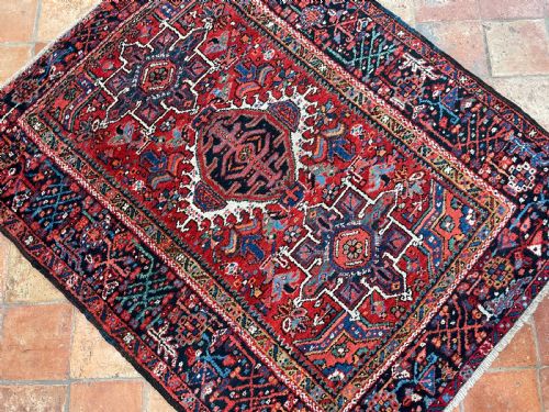 ANTIQUE KARAJA RUG - ADDITIONAL PHOTO 2