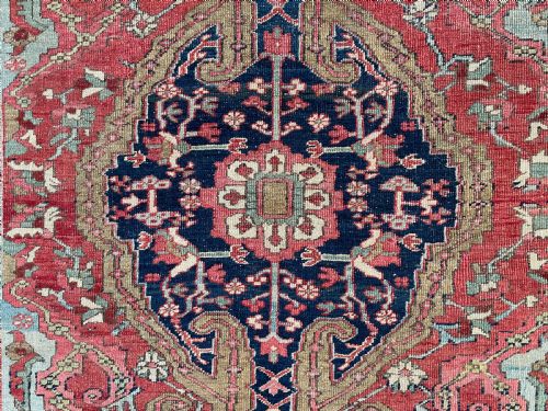ANTIQUE HERIZ RUG - ADDITIONAL PHOTO 3