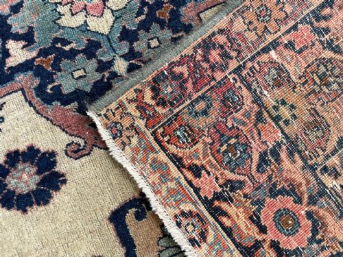 ANTIQUE TABRIZ RUG - ADDITIONAL PHOTO 2