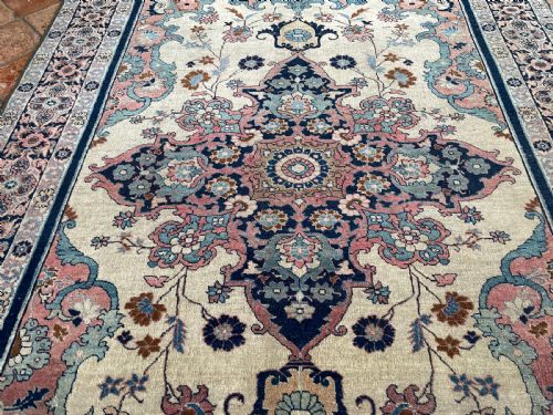 ANTIQUE TABRIZ RUG - ADDITIONAL PHOTO 3