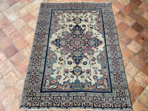 ANTIQUE TABRIZ RUG - ADDITIONAL PHOTO 6