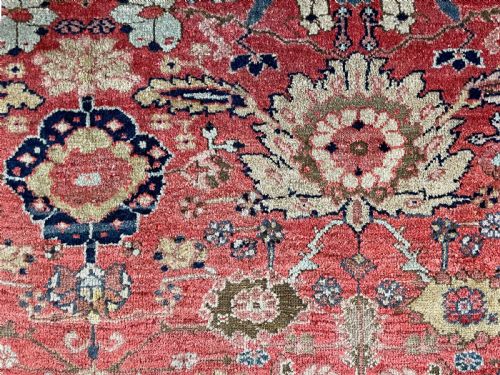 ANTIQUE SULTANABAD CARPET - ADDITIONAL PHOTO 1