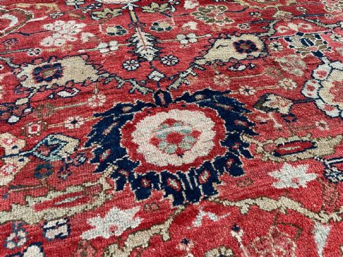 ANTIQUE SULTANABAD CARPET - ADDITIONAL PHOTO 4