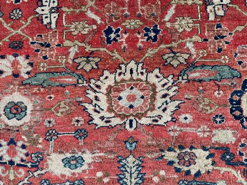 ANTIQUE SULTANABAD CARPET - ADDITIONAL PHOTO 5