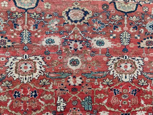 ANTIQUE SULTANABAD CARPET - ADDITIONAL PHOTO 6