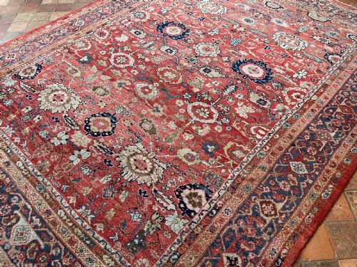 ANTIQUE SULTANABAD CARPET - ADDITIONAL PHOTO 9