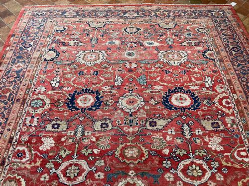 ANTIQUE SULTANABAD CARPET - ADDITIONAL PHOTO 10