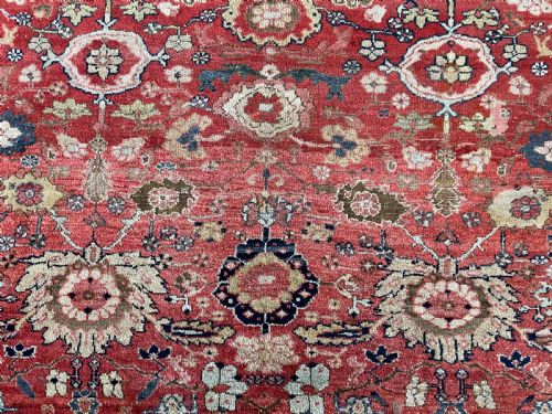 ANTIQUE SULTANABAD CARPET - ADDITIONAL PHOTO 11