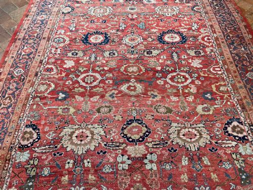 ANTIQUE SULTANABAD CARPET - ADDITIONAL PHOTO 14