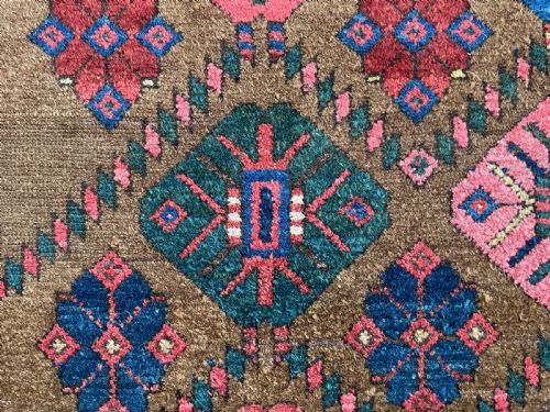 ANTIQUE KURDISH RUG - ADDITIONAL PHOTO 7