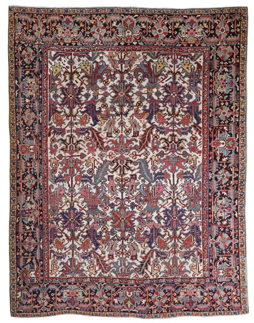 antique heriz carpet - CATEGORY: ANTIQUE RUGS - DATED 1910