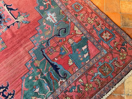 ANTIQUE SERAPI CARPET - ADDITIONAL PHOTO 7