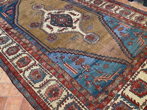 ANTIQUE BAKSHAISH CARPET - ADDITIONAL PHOTO 3