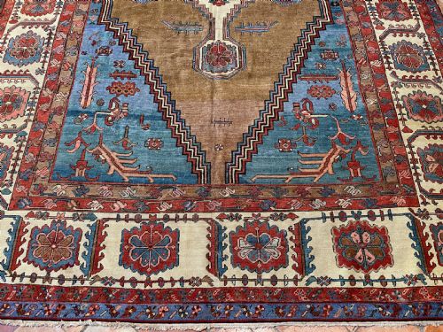 ANTIQUE BAKSHAISH CARPET - ADDITIONAL PHOTO 7