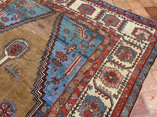 ANTIQUE BAKSHAISH CARPET - ADDITIONAL PHOTO 8