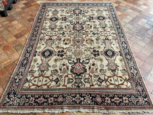 ANTIQUE MAHAL CARPET - ADDITIONAL PHOTO 1