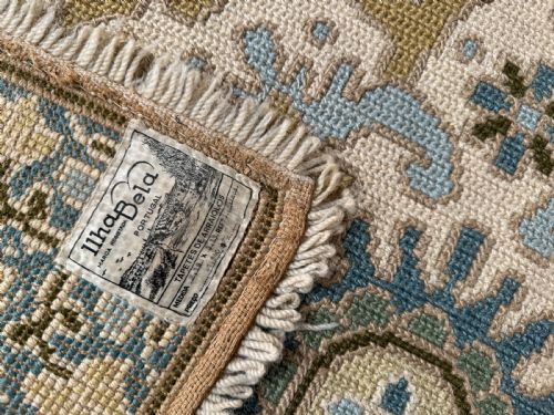 ANTIQUE PORTUGUESE NEEDLEPOINT - ADDITIONAL PHOTO 1
