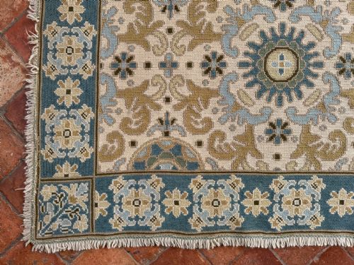 ANTIQUE PORTUGUESE NEEDLEPOINT - ADDITIONAL PHOTO 5