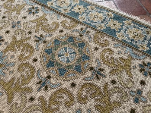 ANTIQUE PORTUGUESE NEEDLEPOINT - ADDITIONAL PHOTO 9
