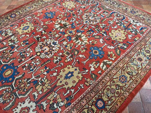 ANTIQUE MAHAL CARPET - ADDITIONAL PHOTO 1
