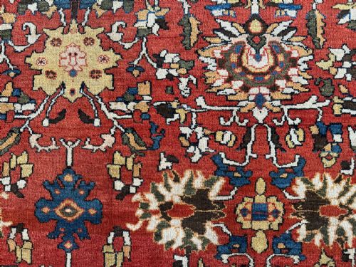 ANTIQUE MAHAL CARPET - ADDITIONAL PHOTO 3