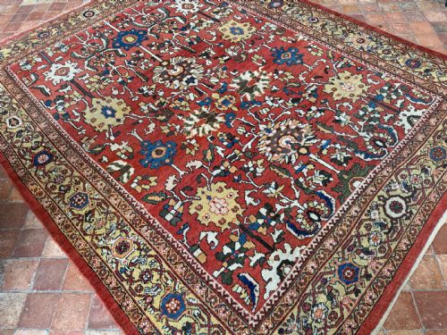 ANTIQUE MAHAL CARPET - ADDITIONAL PHOTO 5