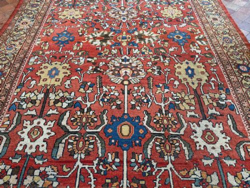 ANTIQUE MAHAL CARPET - ADDITIONAL PHOTO 8