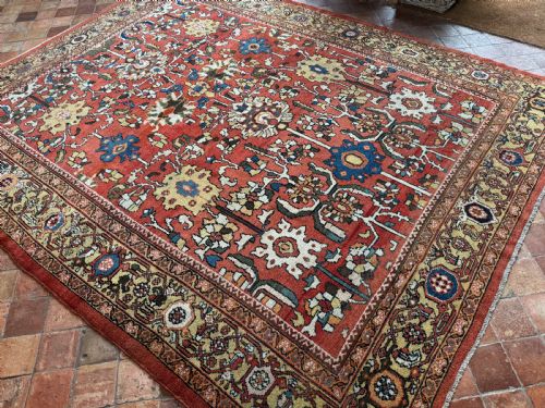 ANTIQUE MAHAL CARPET - ADDITIONAL PHOTO 10